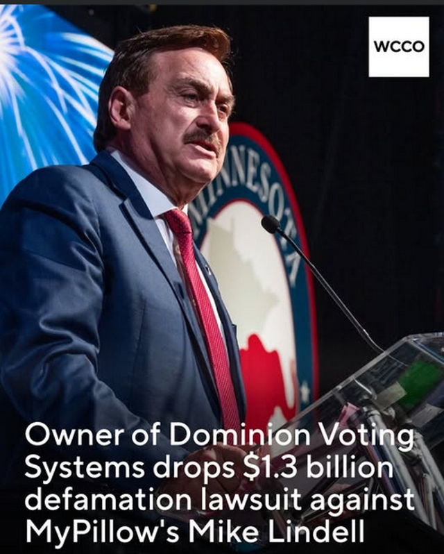 Dominion Voting Systems Ends 13 Billion Lawsuit Against Mike Lindell