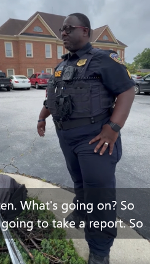 Today at the mill Forest Park Police was back working security