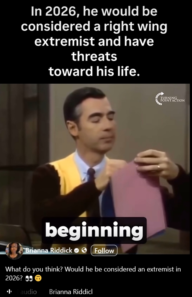 Would Mr rodgers b epersecuted in todays world