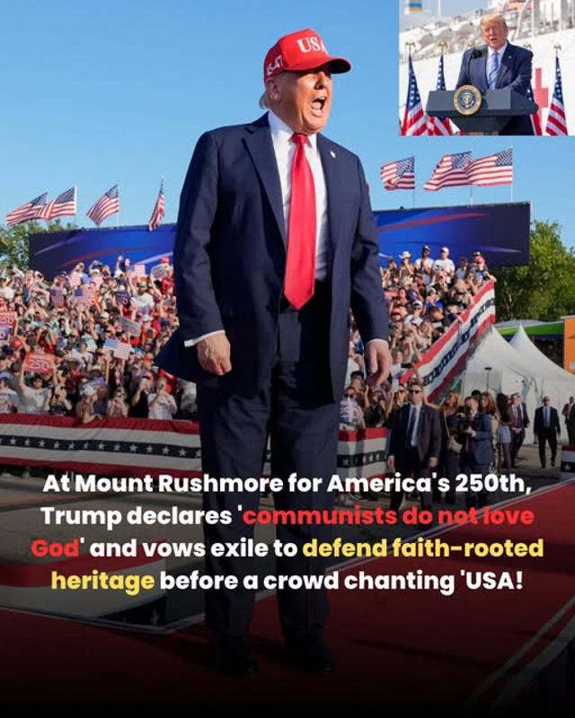 President Trump Opens Americas 250th Anniversary Celebrations at Mount Rushmore
